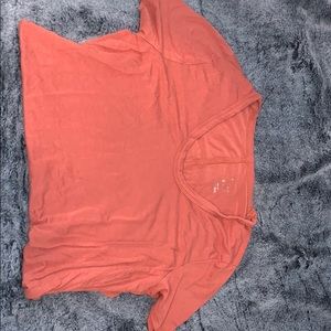 Peach tee shirt